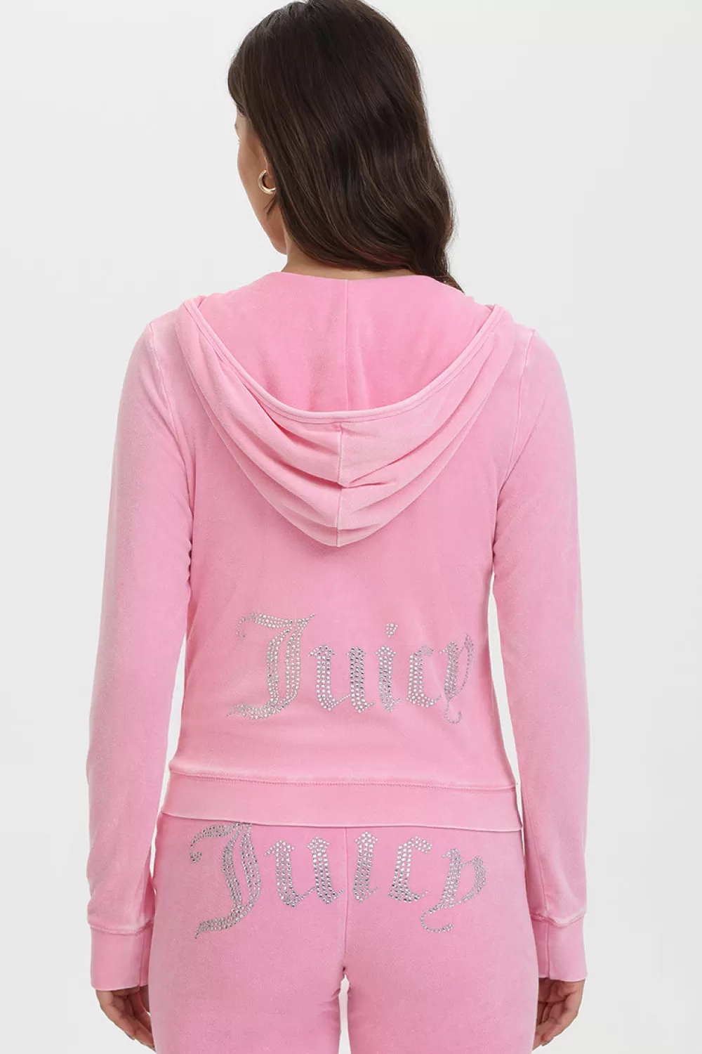 Track Tops | Track Tops-Juicy Couture Big Bling Towel Terry Zip Hoodie HotHot