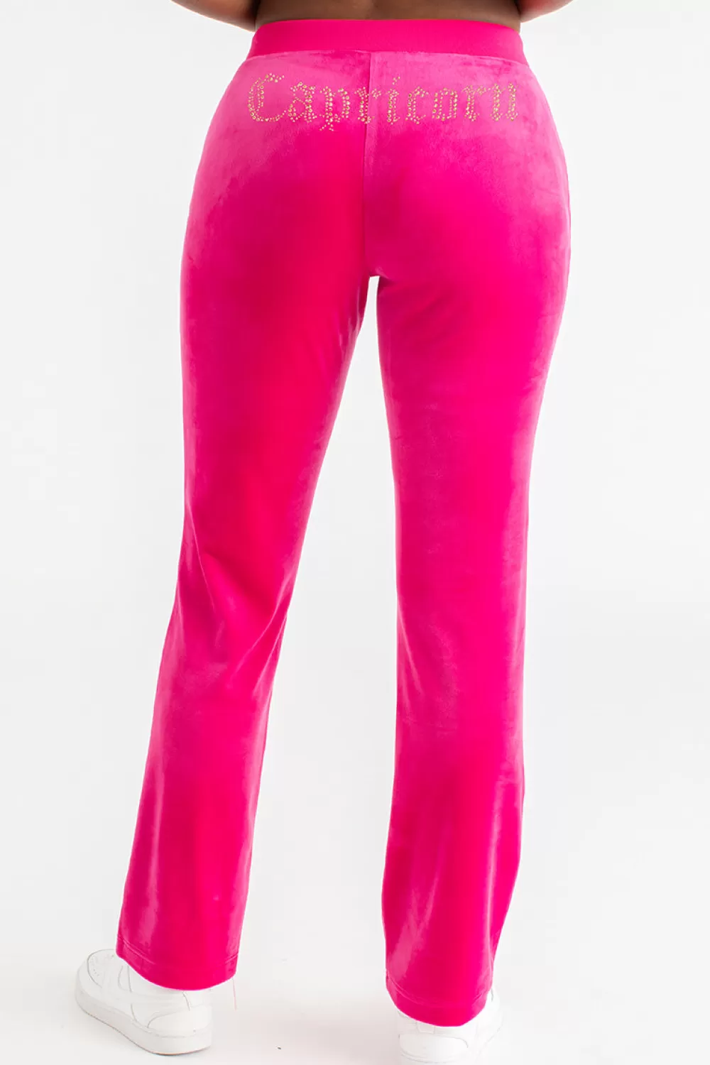 Track Bottoms | Bling Sets-Juicy Couture Capricorn Big Bling Velour Track Pants FreeLove/GoldBling