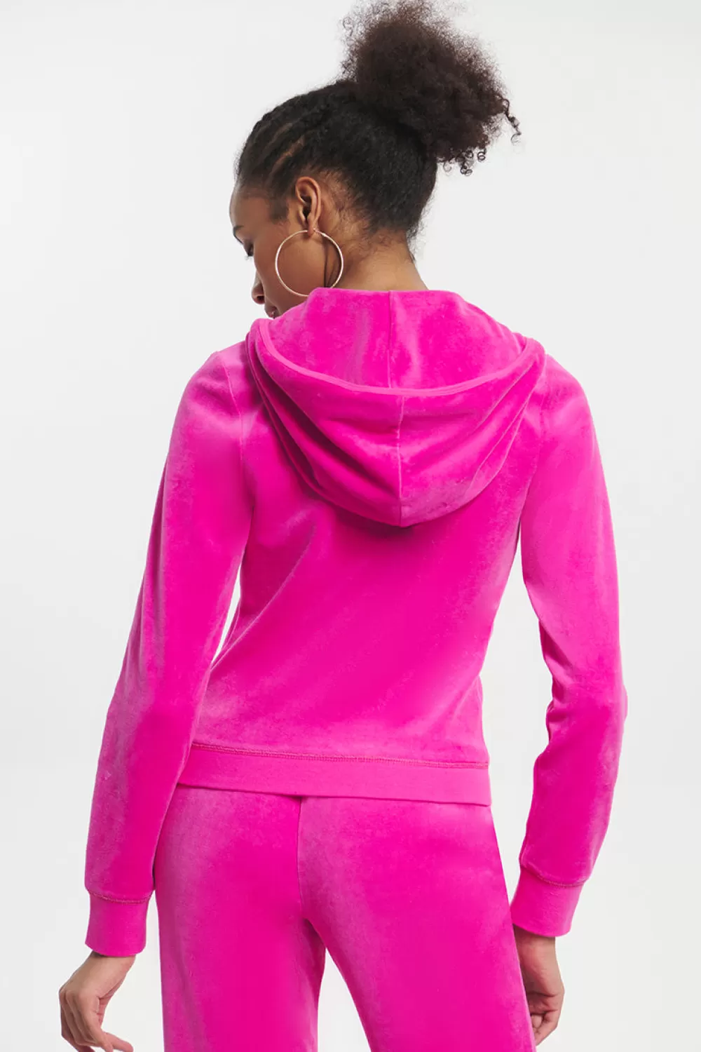 Track Tops | Track Tops-Juicy Couture Classic Cotton Velour Hoodie FreeLove