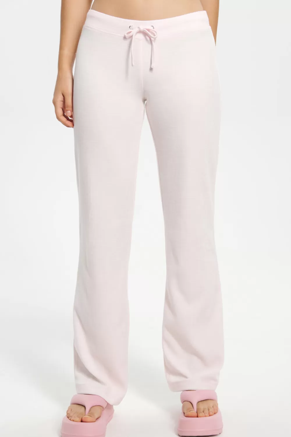 Track Bottoms | Track Pants-Juicy Couture Classic Cotton Velour Track Pants SoftGlow