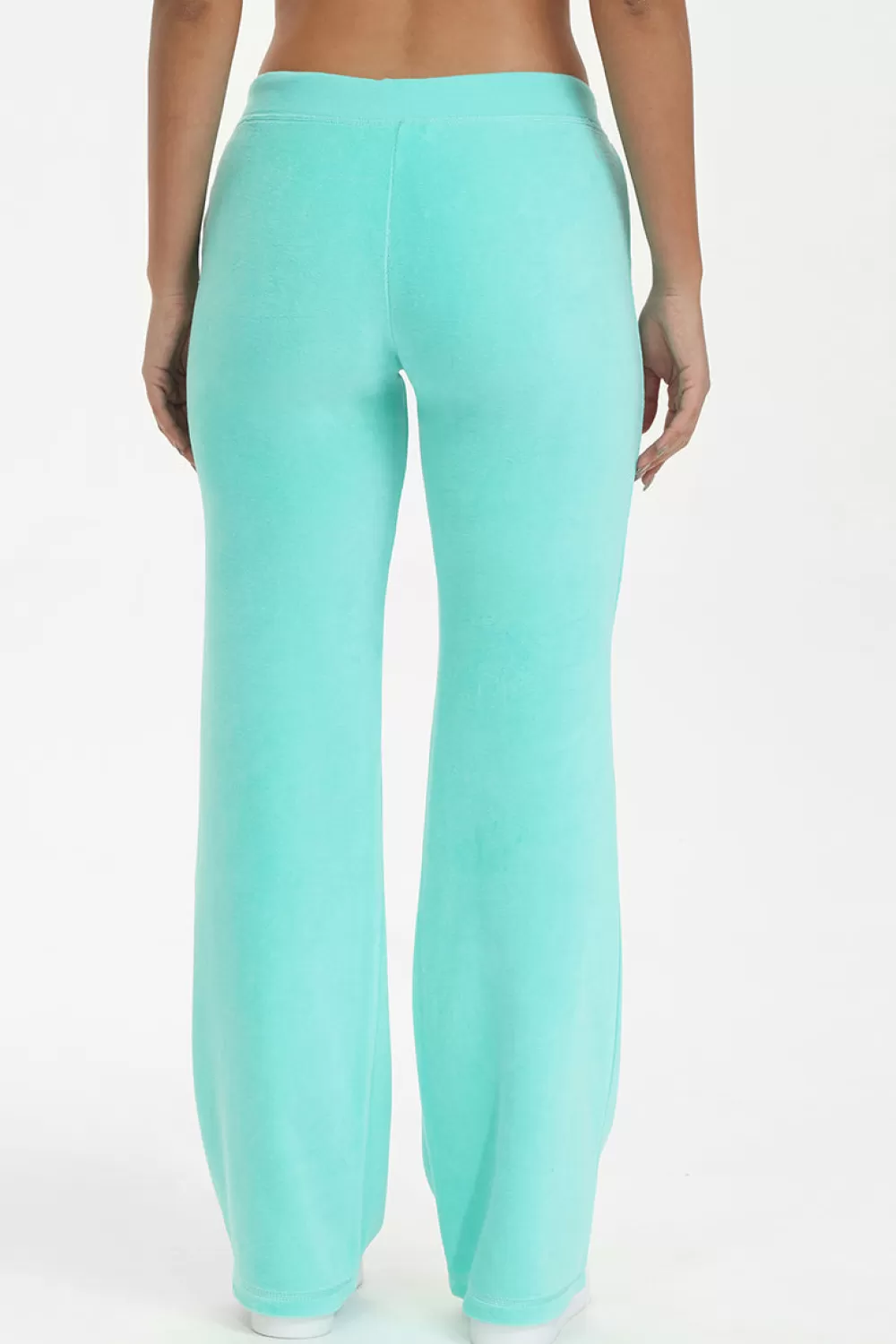 Track Bottoms | Track Pants-Juicy Couture Classic Cotton Velour Track Pants BermudaSky