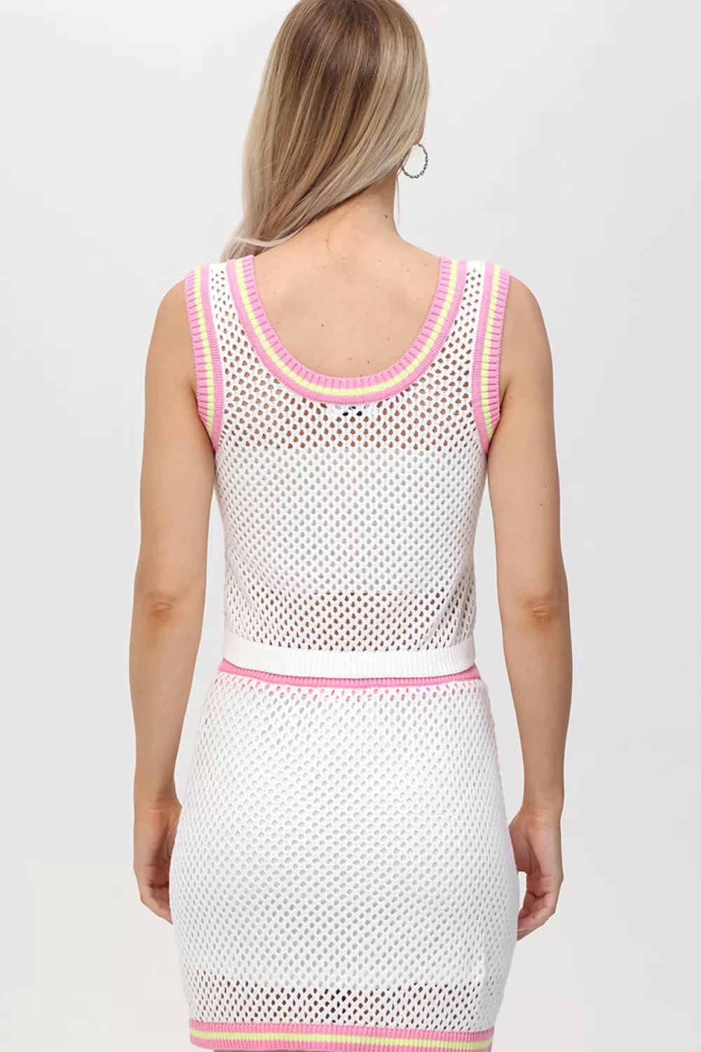 Tees & Tops-Juicy Couture Crochet Tank Top AngelMulti