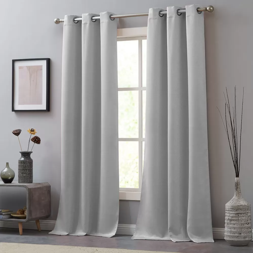 Curtains-Juicy Couture Faux Suede Curtains Smoke