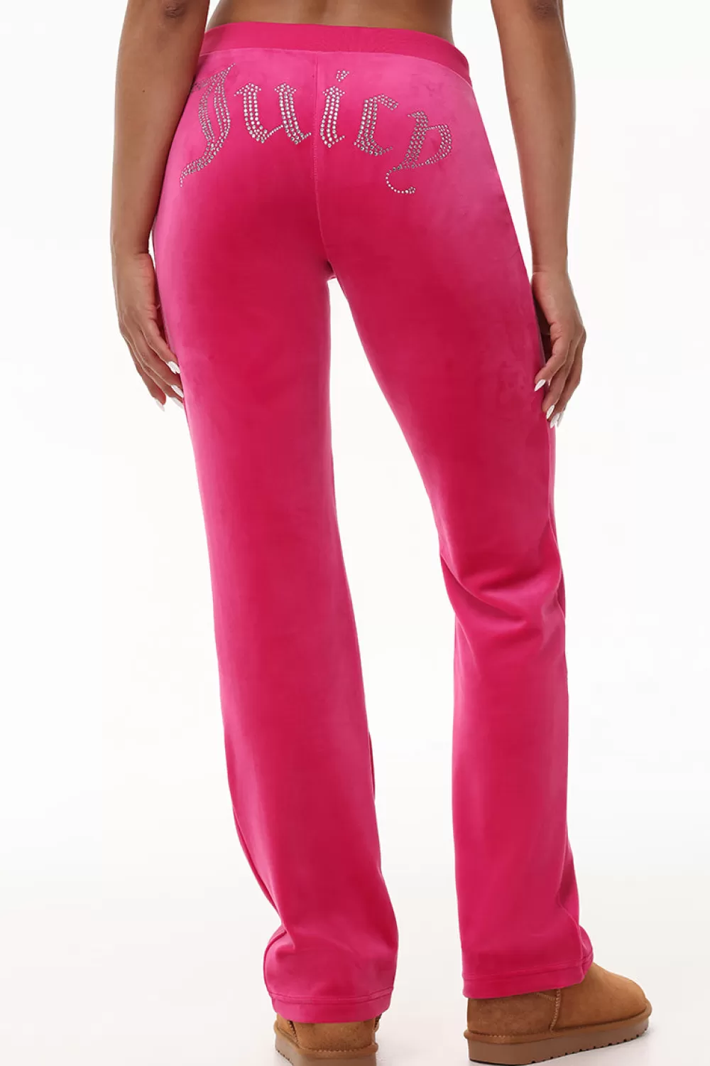 Track Bottoms | Bling Sets-Juicy Couture OG Big Bling Velour Track Pants FreeLove