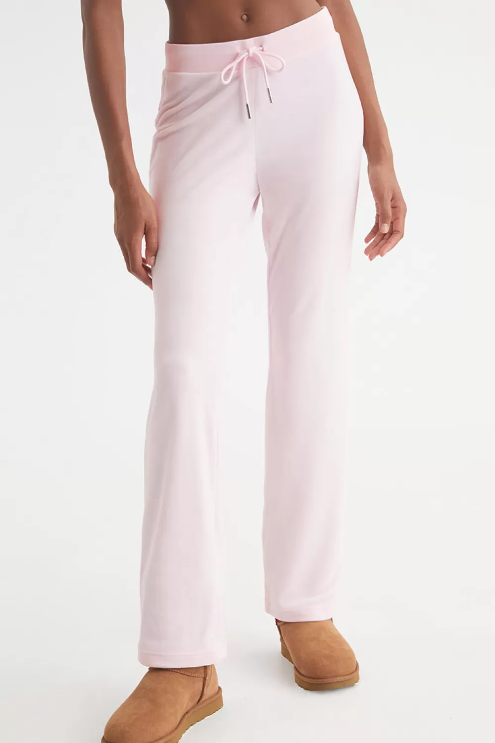 Track Bottoms | Bling Sets-Juicy Couture OG Big Bling Velour Track Pants SoftGlow