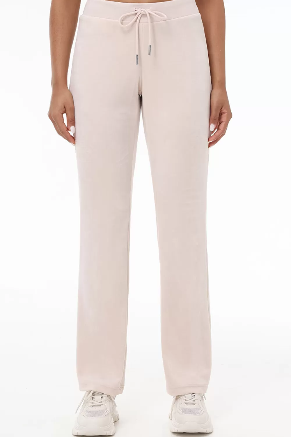 Track Bottoms | Bling Sets-Juicy Couture OG Big Bling Velour Track Pants Crystal