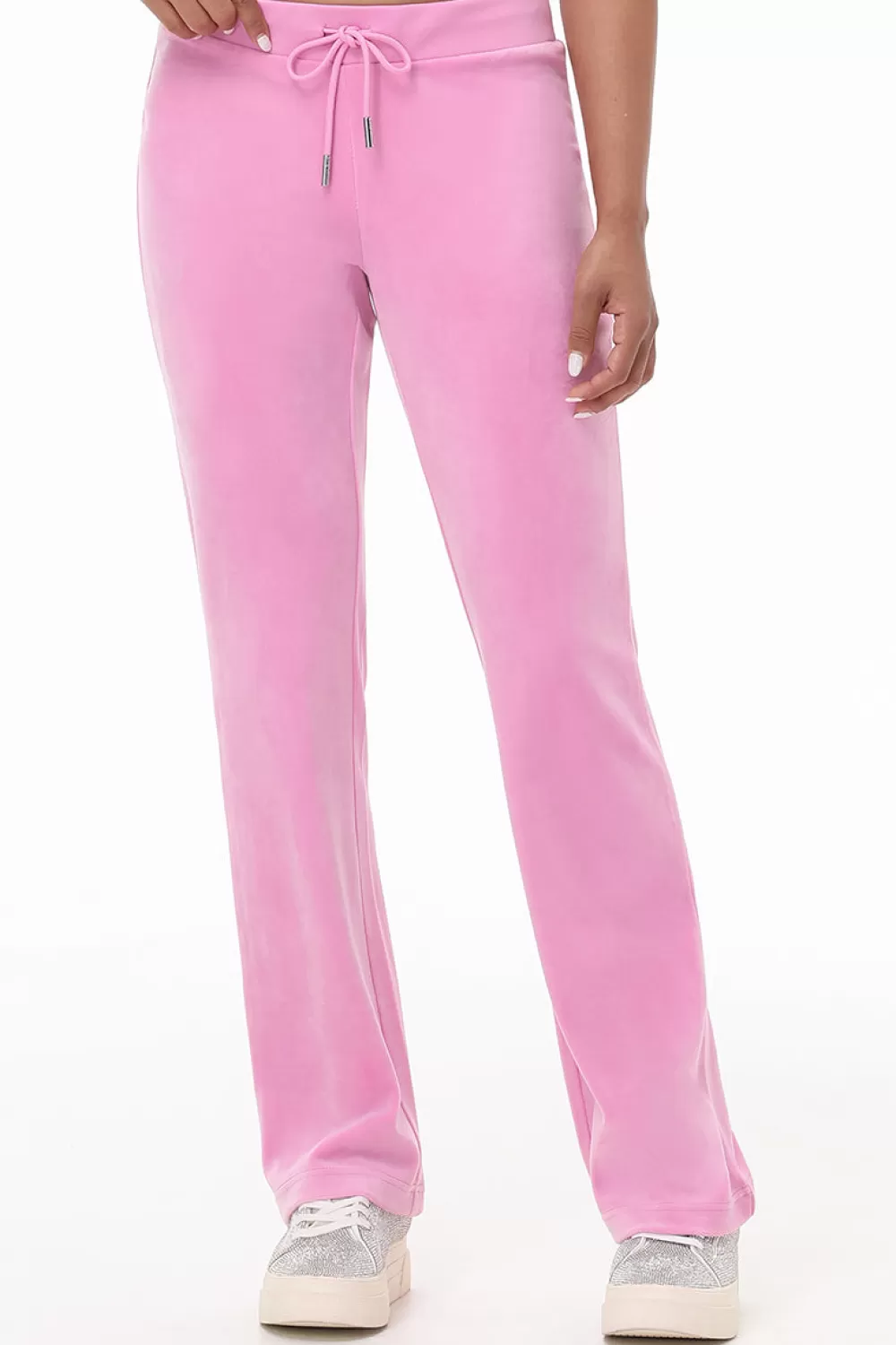 Track Bottoms | Bling Sets-Juicy Couture OG Big Bling Velour Track Pants Fanciful