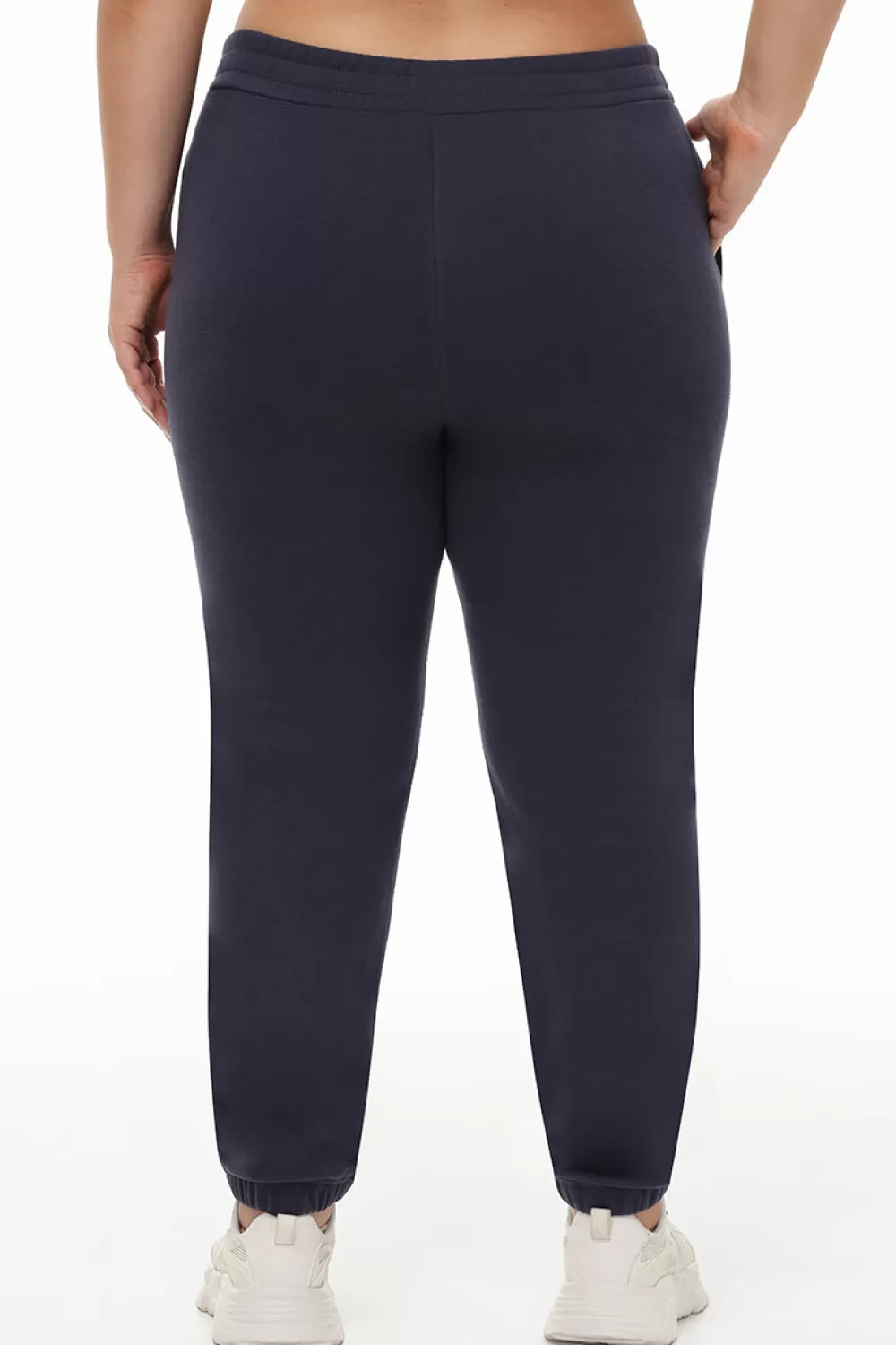 Track Bottoms | Track Pants-Juicy Couture Plus-Size Fleece Sweatpant Titanium