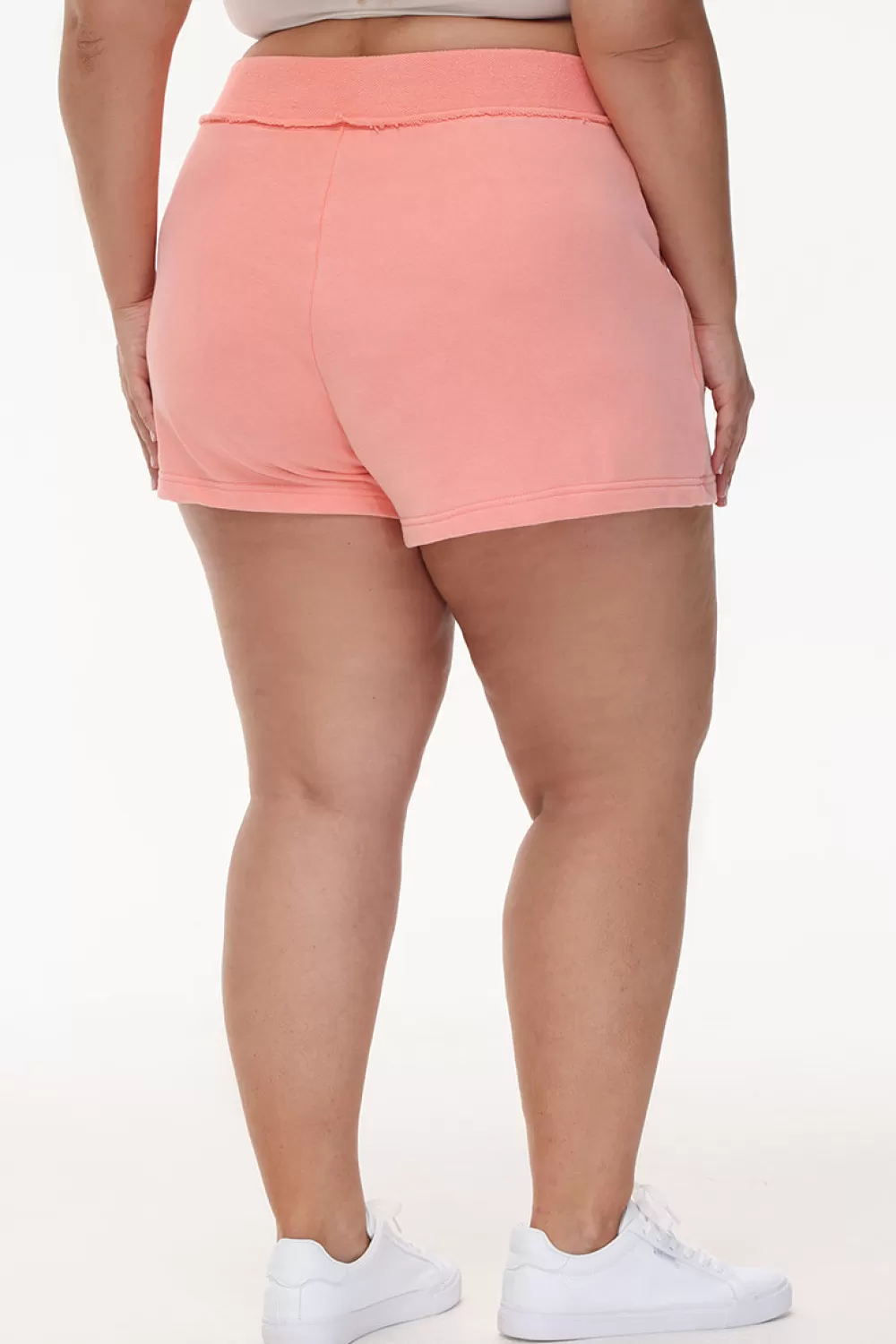 Shorts | Plus-Size-Juicy Couture Plus-Size French Terry Embroidered Shorts Guava