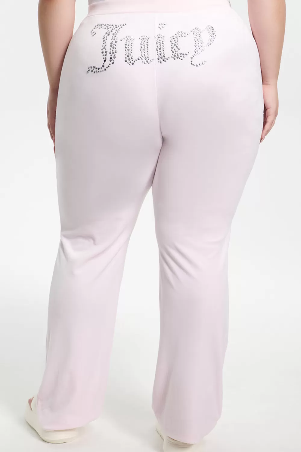 Track Bottoms | Track Pants-Juicy Couture Plus-Size Mixed Jewels Velour Track Pants SoftGlow