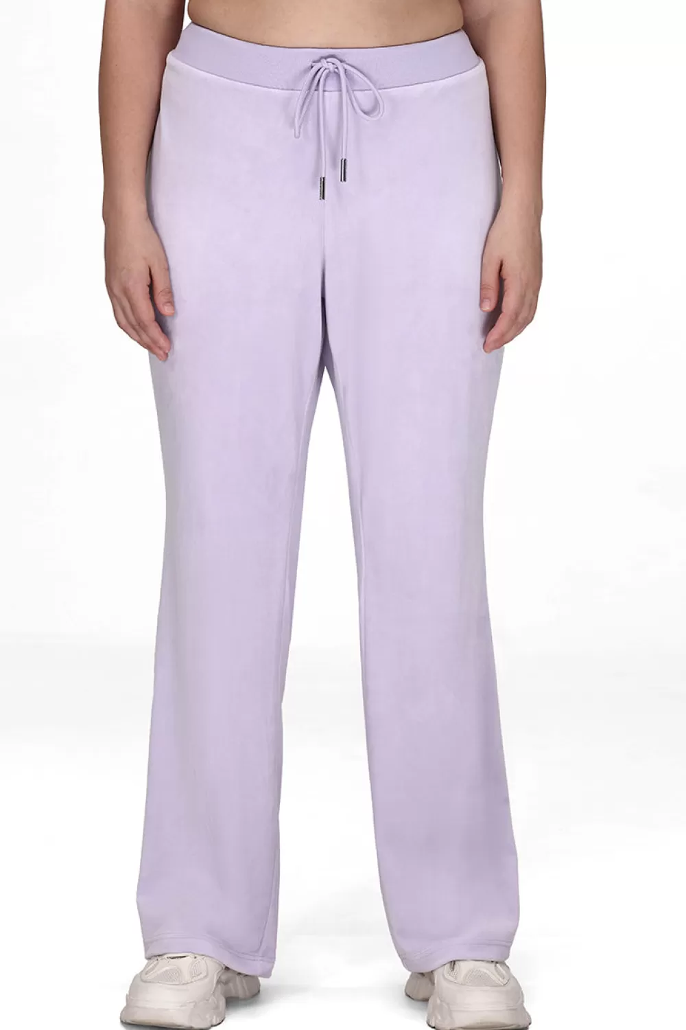 Track Bottoms | Bling Sets-Juicy Couture Plus-Size OG Big Bling Velour Track Pants OrchidPetal