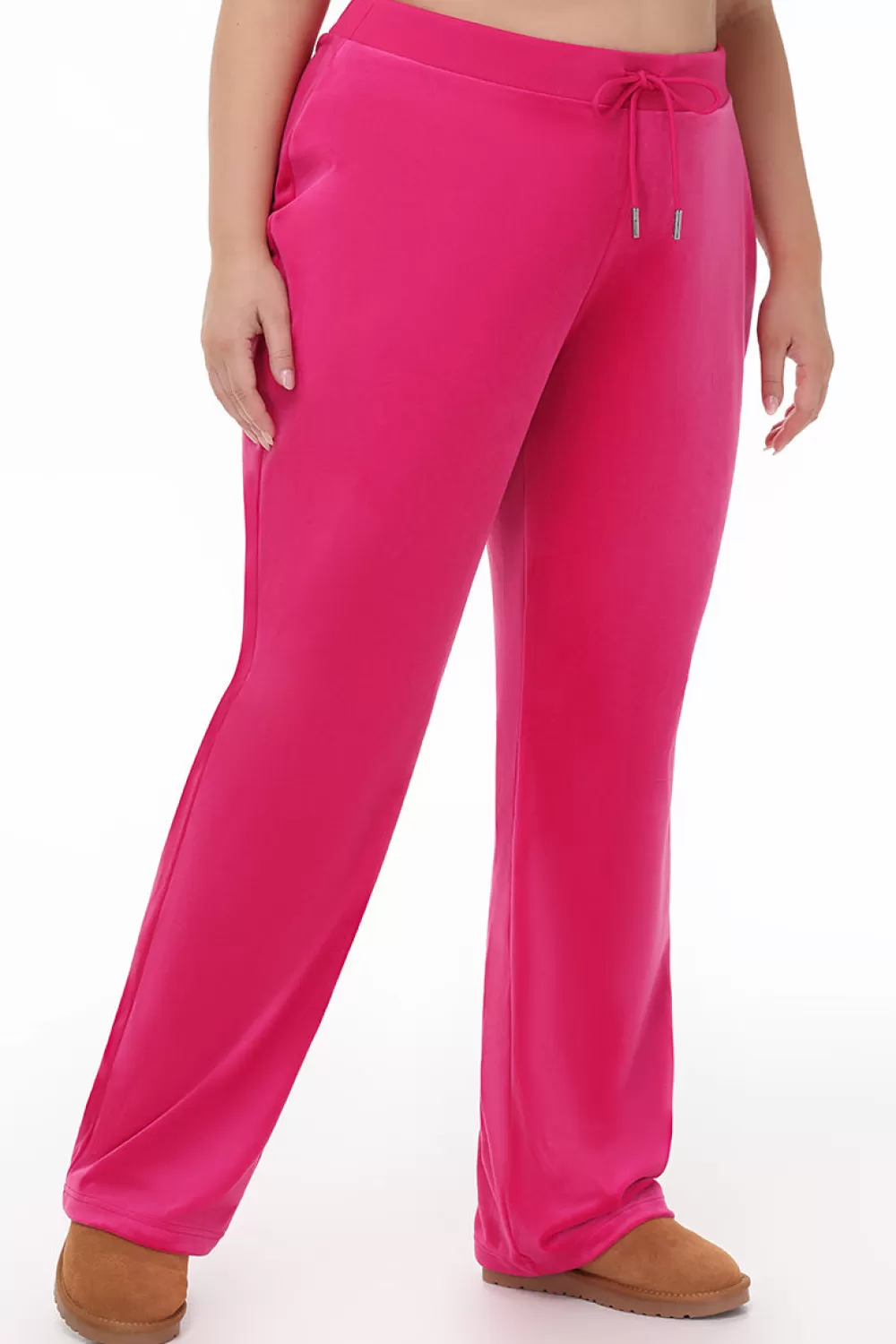 Track Bottoms | Bling Sets-Juicy Couture Plus-Size OG Big Bling Velour Track Pants FreeLove