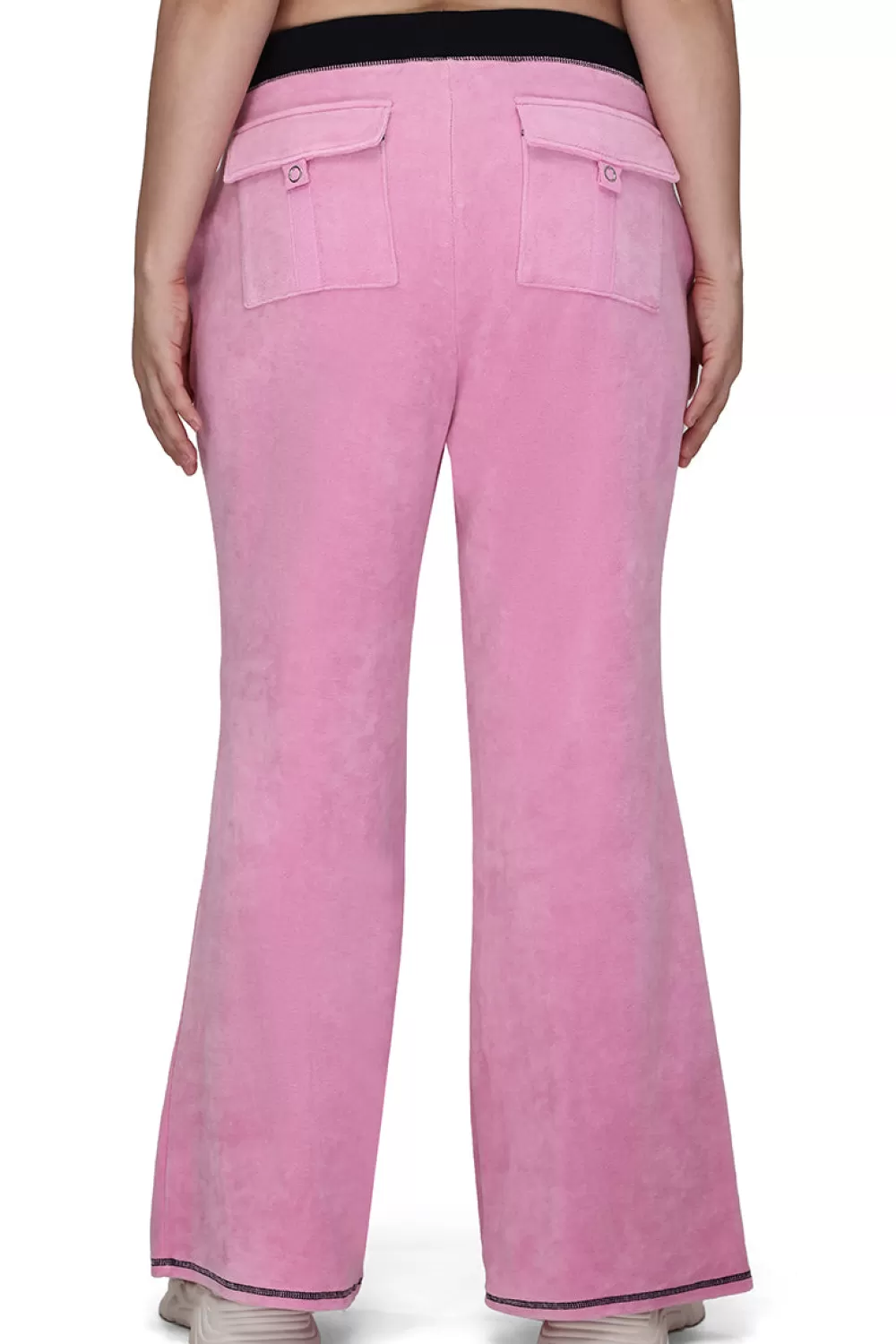 Track Bottoms | Track Pants-Juicy Couture Plus-Size Sweetheart Cotton Velour Track Pants Fanciful