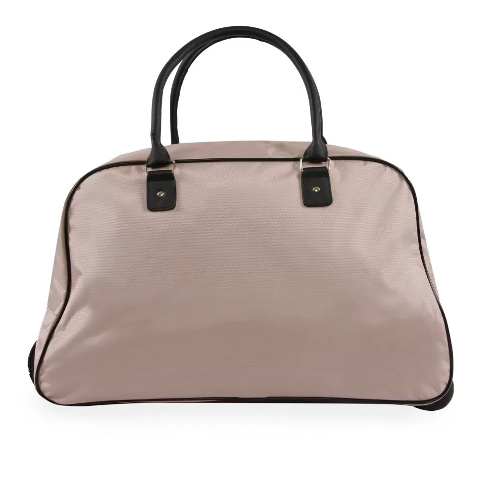 Carry-On Luggage-Juicy Couture Rolling Duffel Bag Beige