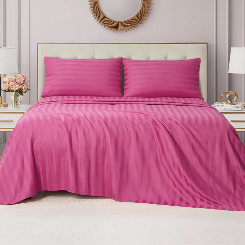 Sheet Sets-Juicy Couture Royal Dreams Sheet Set HotPink