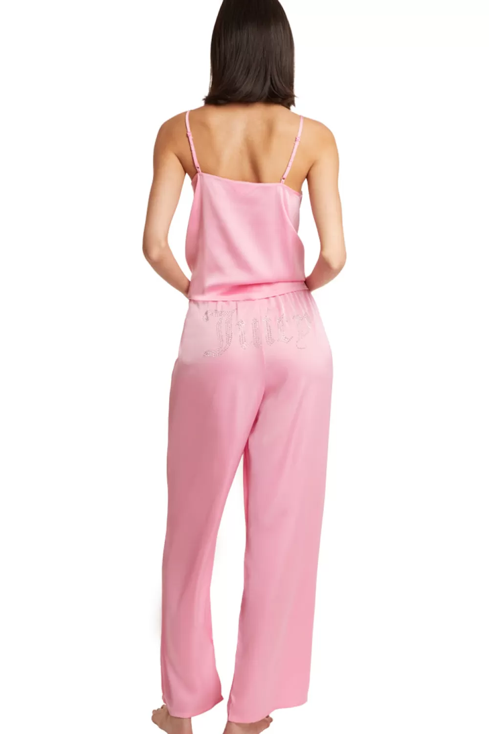 Robes & Sleepwear-Juicy Couture Satin Cami PJ Set PinkStatus