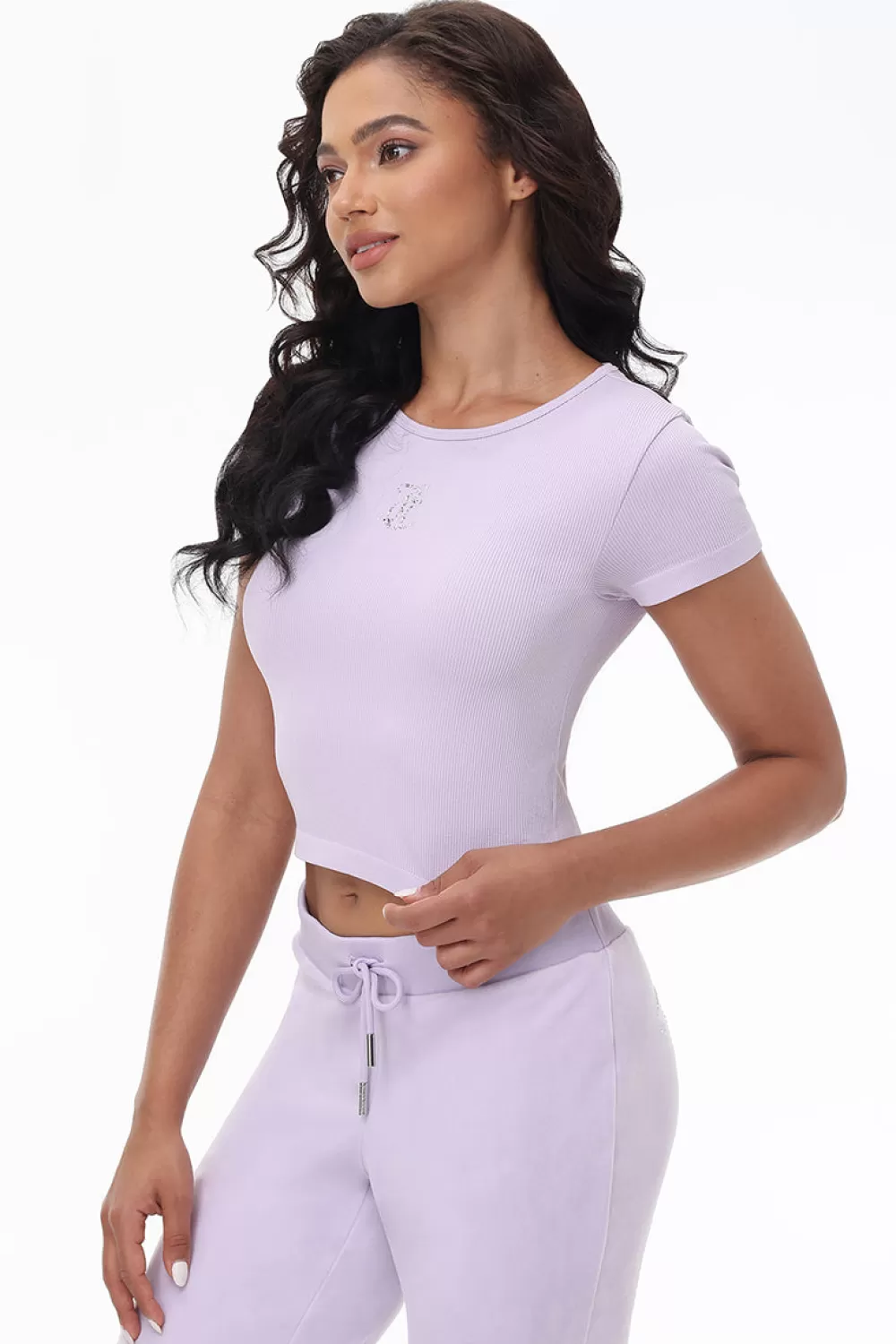 Tees & Tops-Juicy Couture Seamless Baby Tee OrchidPetal