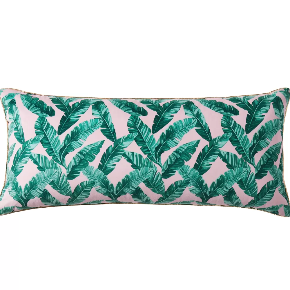 Throw Pillows-Juicy Couture Tropical Palm Pillow TropicalPalmPink